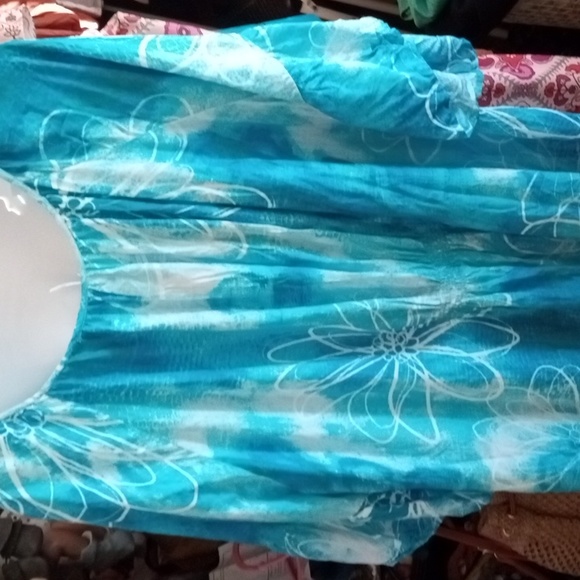 Avenue Plus FLORAL PRINT Dress - Picture 10 of 10